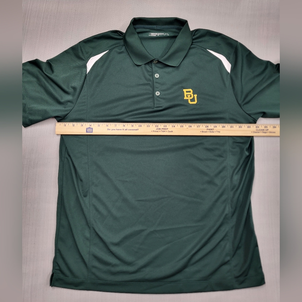 Baylor University Nike DRI-FIT Tour Performance Polo Golf Shirt Size XL Green - Picture 7 of 12